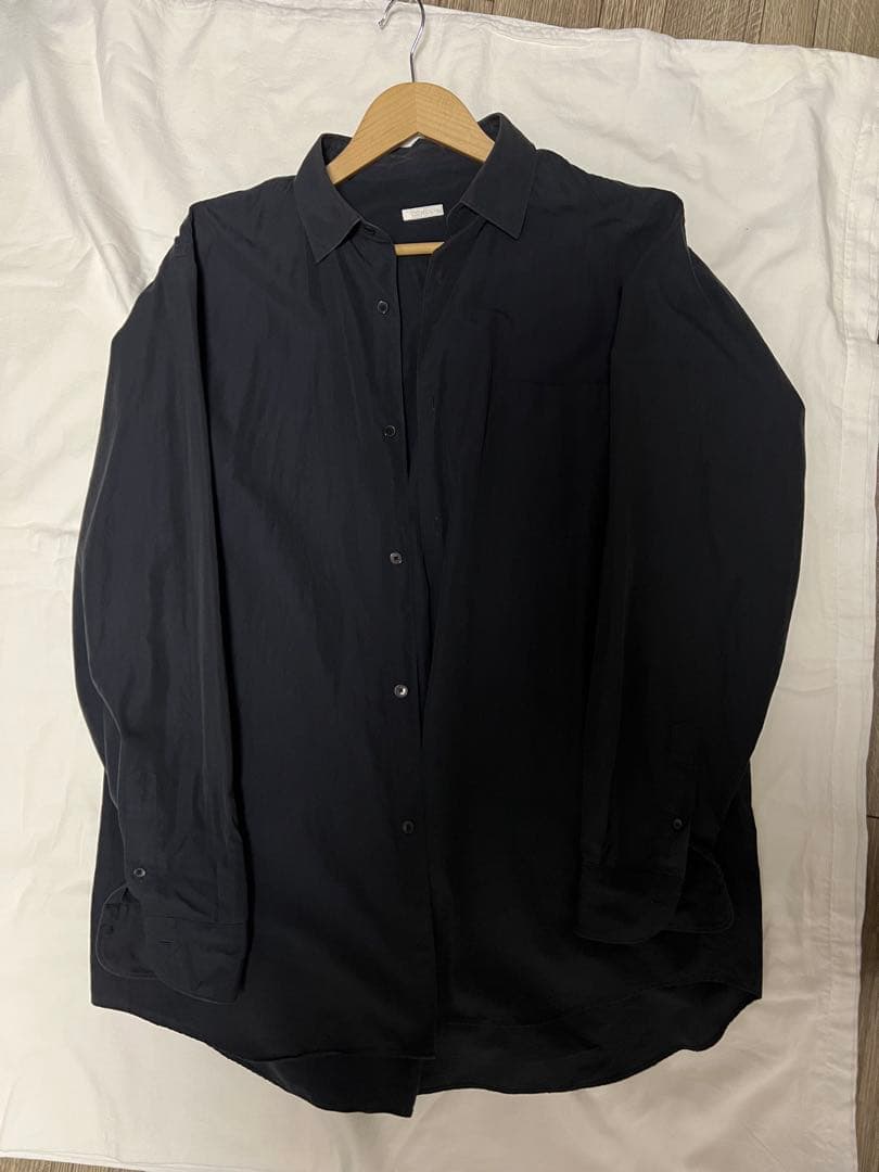 COMOLI コモリシャツ　ネイビーサイズ4