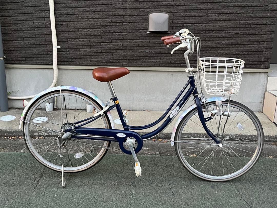 と*ち様 〓中古美品ブリヂストン女の子自転車〓リコリーナ24インチ★ブルー※配達
