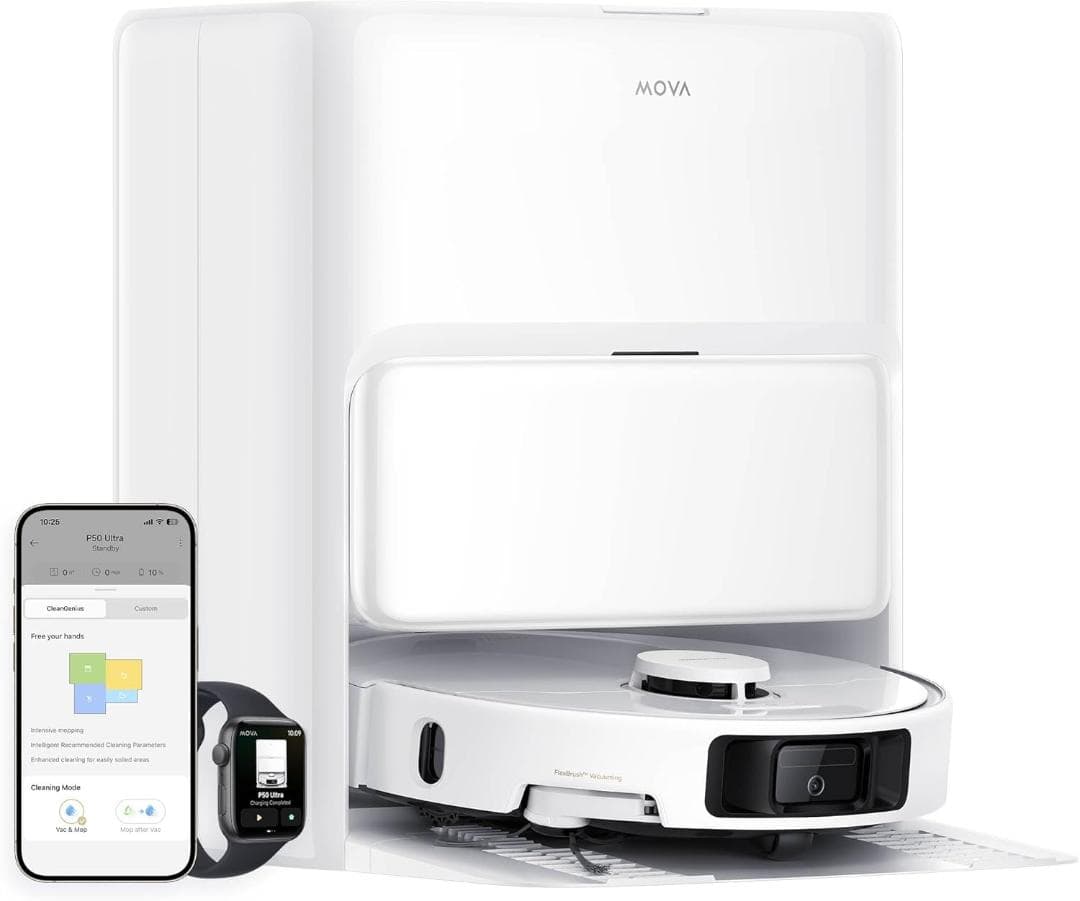 MOVA P50 Ultra ロボット掃除機 全自動 19,000Pa