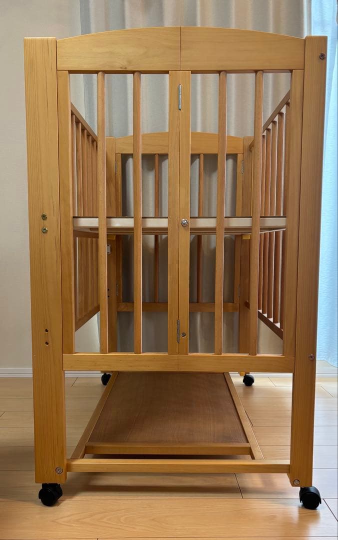 ベビーベッド　スリーピー　石崎家具　ミニワンタッチハイベッドプチ