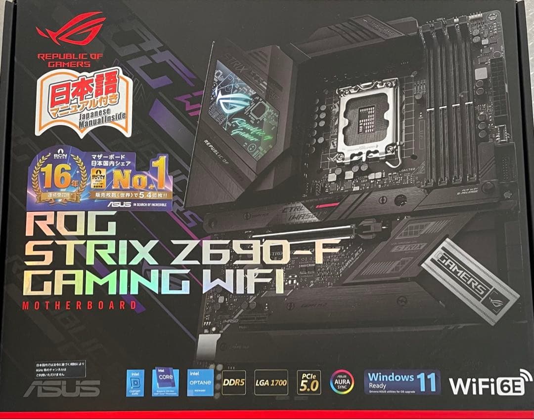 (ジャンク)ROG STRIX Z690-F GAMING WIFIマザーボード