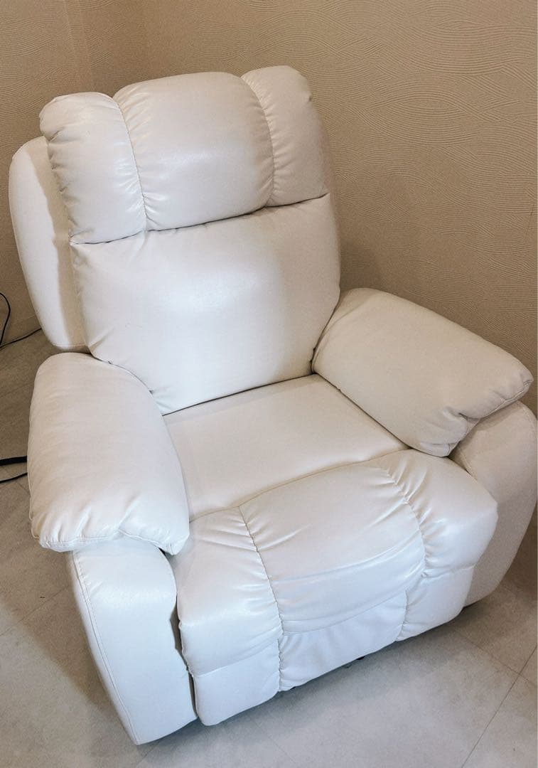 電動ラウンジチェア SHIFFON（シフォン） ホワイト