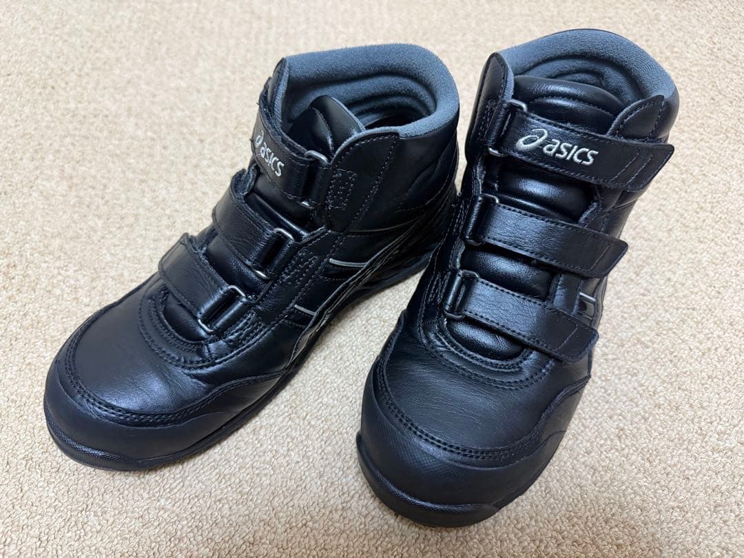 asics アシックス 安全靴 ウィンジョブ FIS53S ブラック 25cm