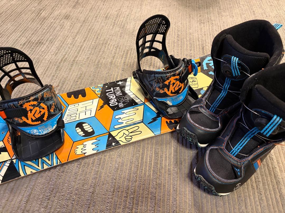 K2 Mini Turbo 子ども用スノーボードセット　100cm