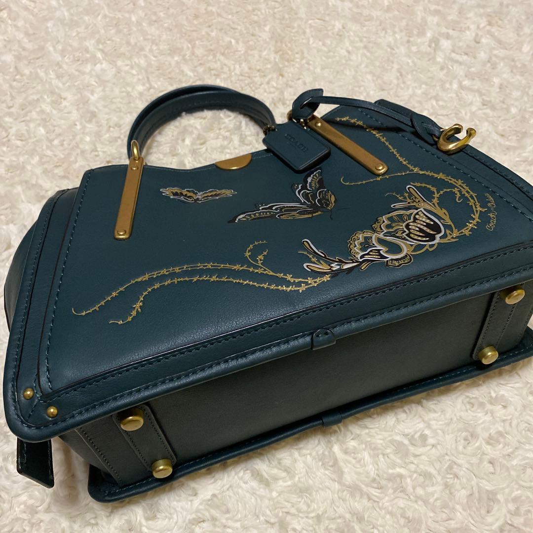 COACH コーチ　2way ハンドバッグ　ショルダーバッグ　バタフライ