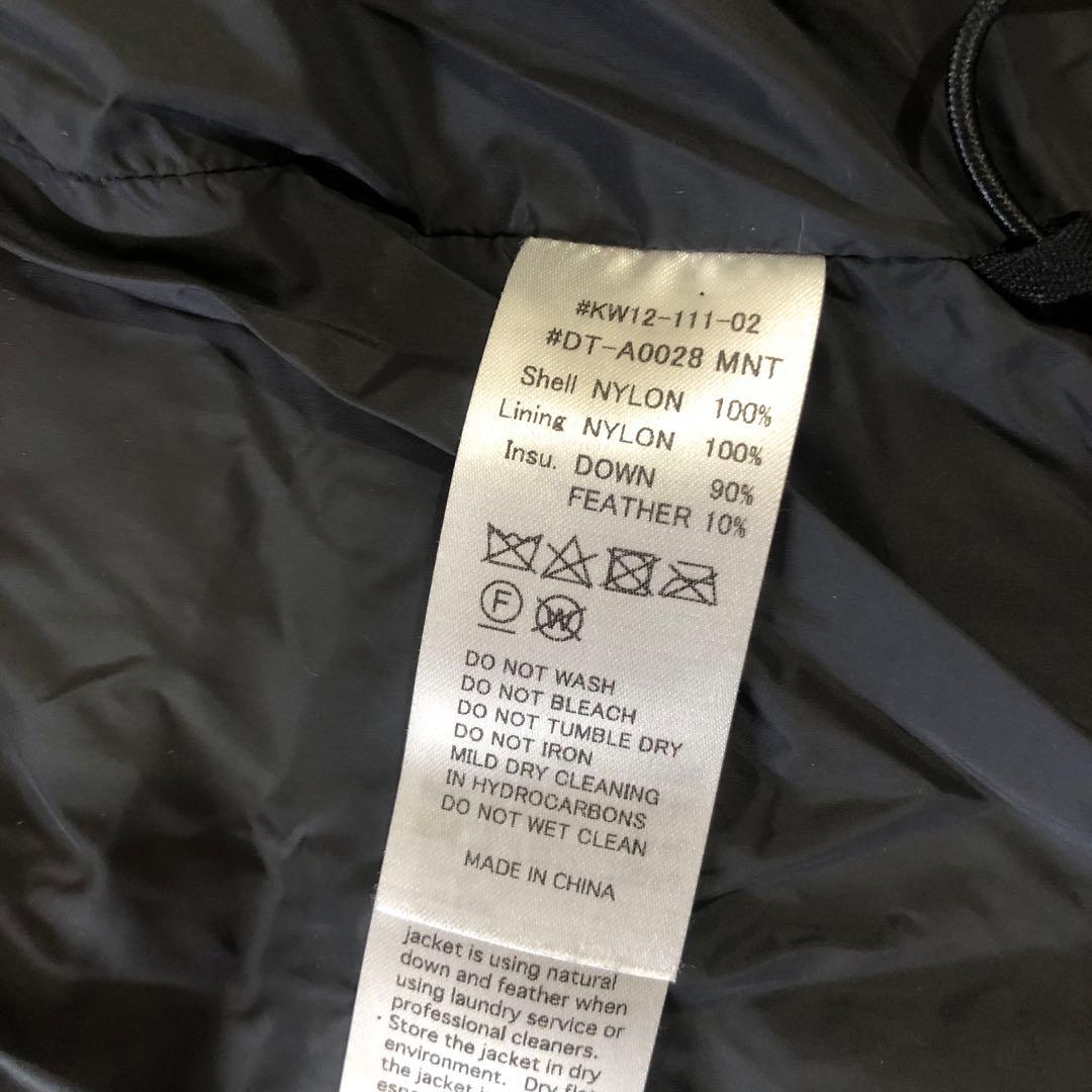 DANTON ダントン　ナイロンストレッチタフタ ミドルダウンフードジャケット