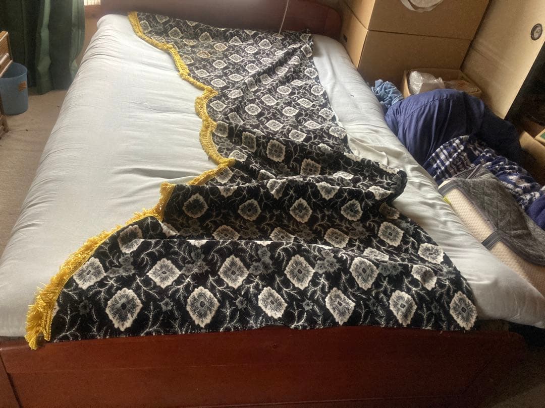 ファイブスターギガ　ハイルーフ用　特注　五右衛門大花束　ブラック　大型トラック