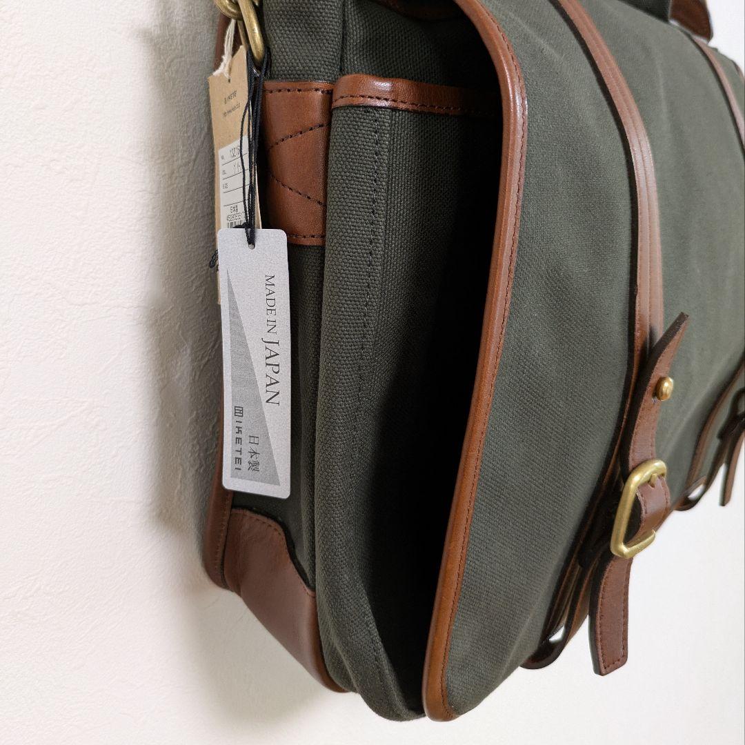 未使用タグ付！シルバーレイククラブ2wayショルダーバッグ帆布キャンバスグリーン