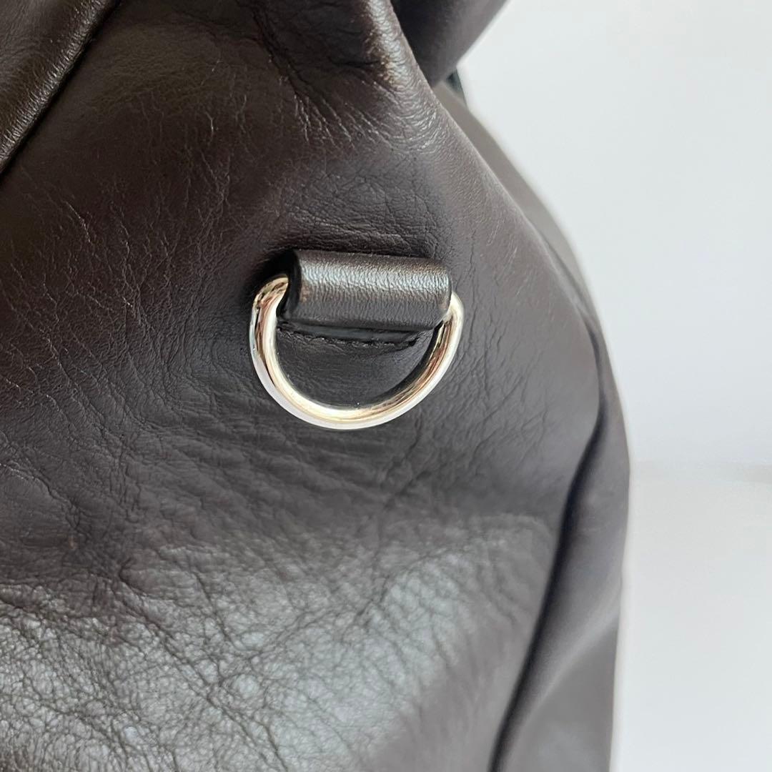 ✨️極美品✨️ TOD's メンズ　トートバッグ　レザー　ブラウン　ハンド