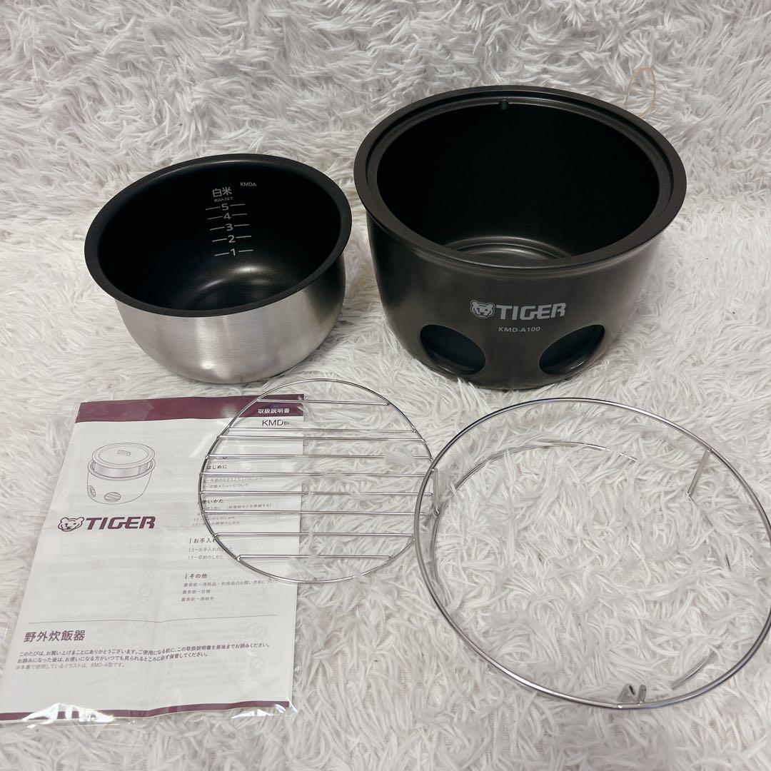 未使用品 TIGER 魔法のかまどごはん KMD-A100 屋外炊飯器