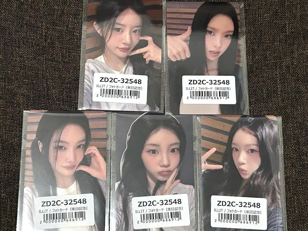 ILLIT 時よ止まれ 来日記念 ラキドロ トレカ コンプリートセット