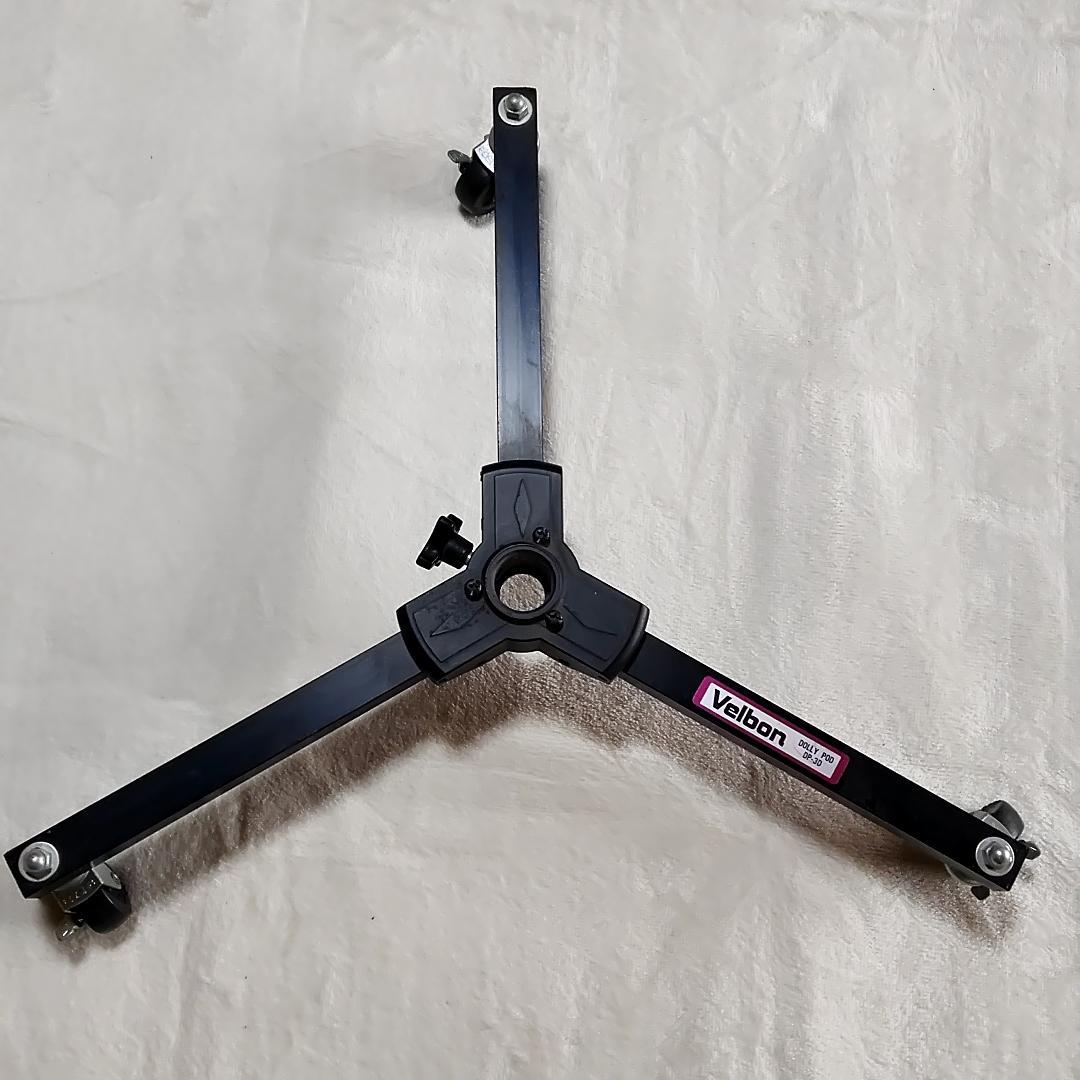 【動作確認済・廃番】Velbon DP-3D ビデオドーリー 雲台PH-268R