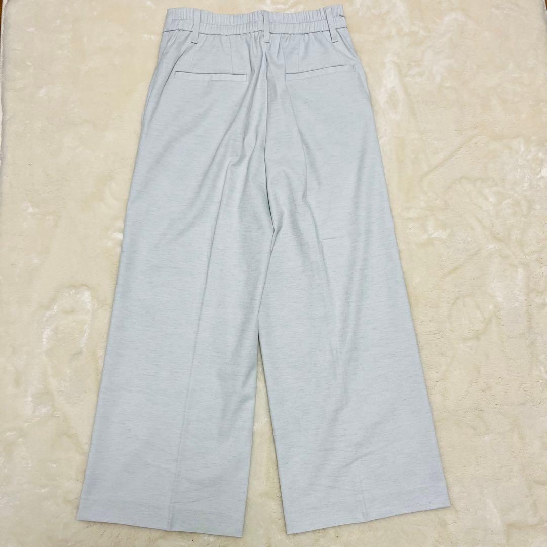 【極美品✨】プラステ　リネンブレンドカラーレスパンツセットアップ　ウォッシャブル