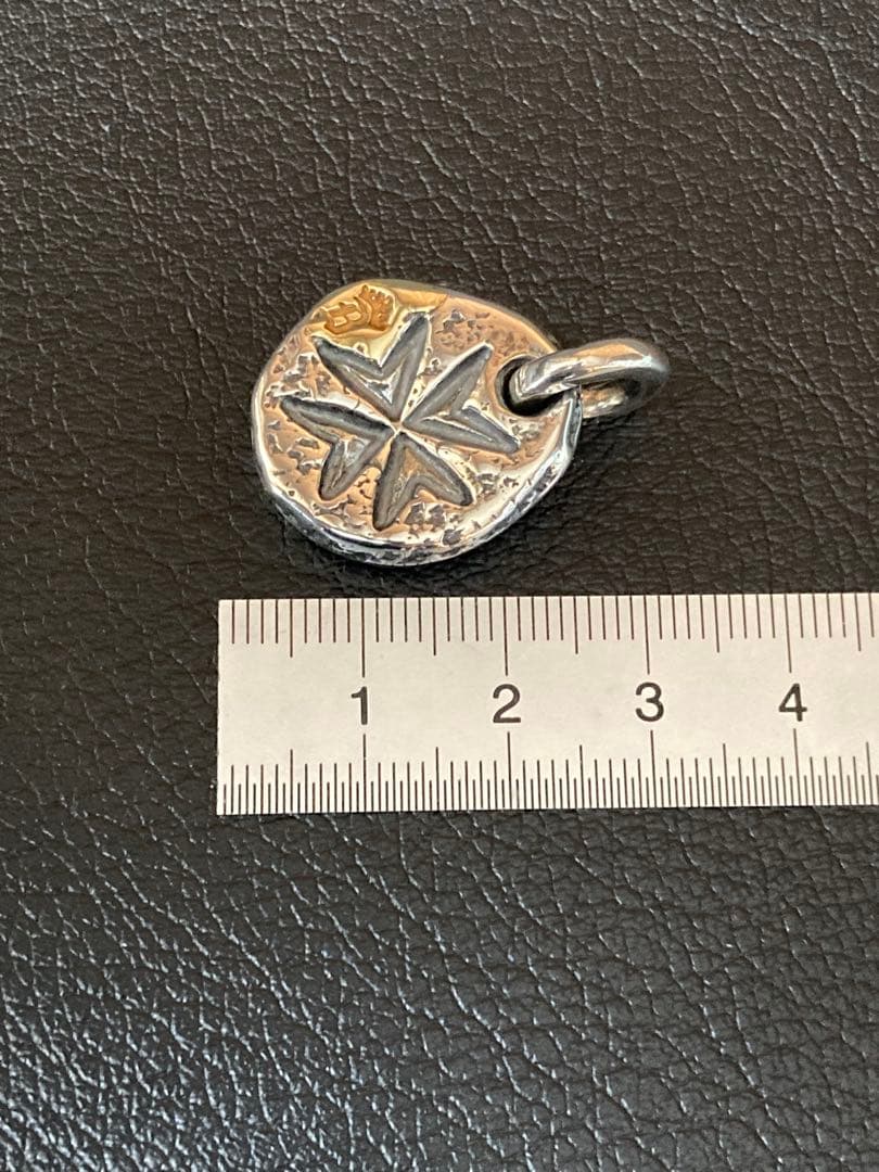 BWL ハンマードメダリオンペンダント 18金オーバーレイ ガボール A&G