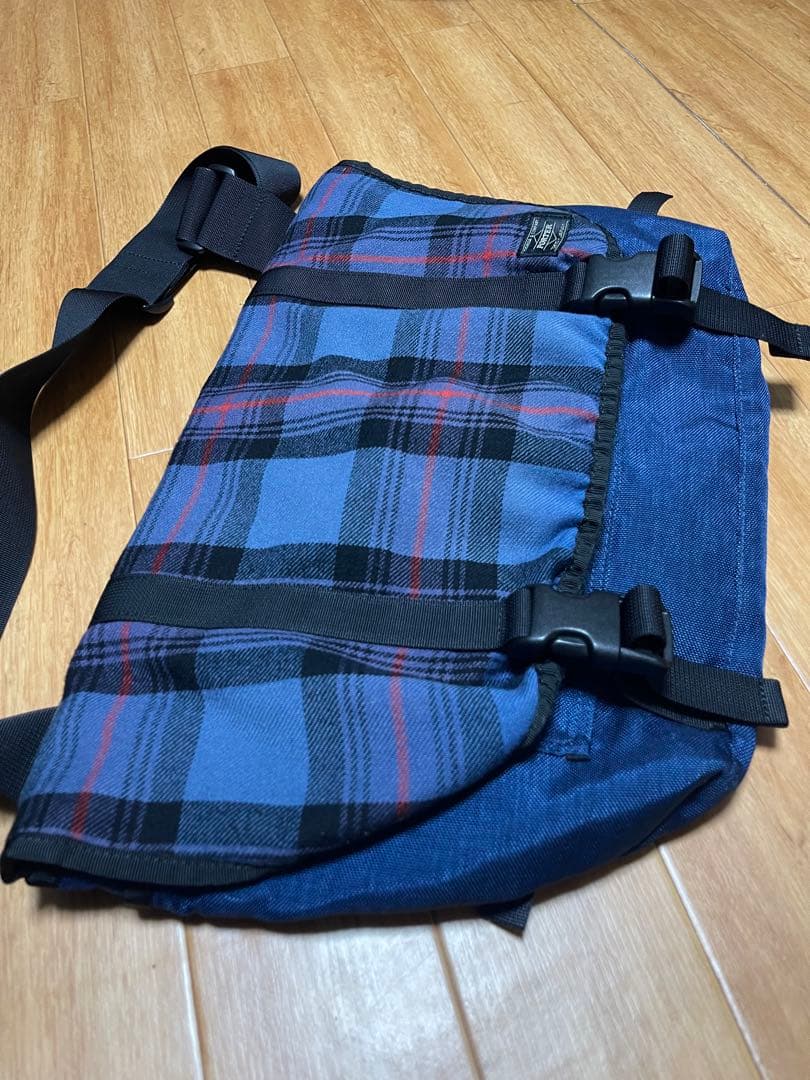 HEADPORTER　エリオットタータン　メッセンジャー　ショルダー　バック