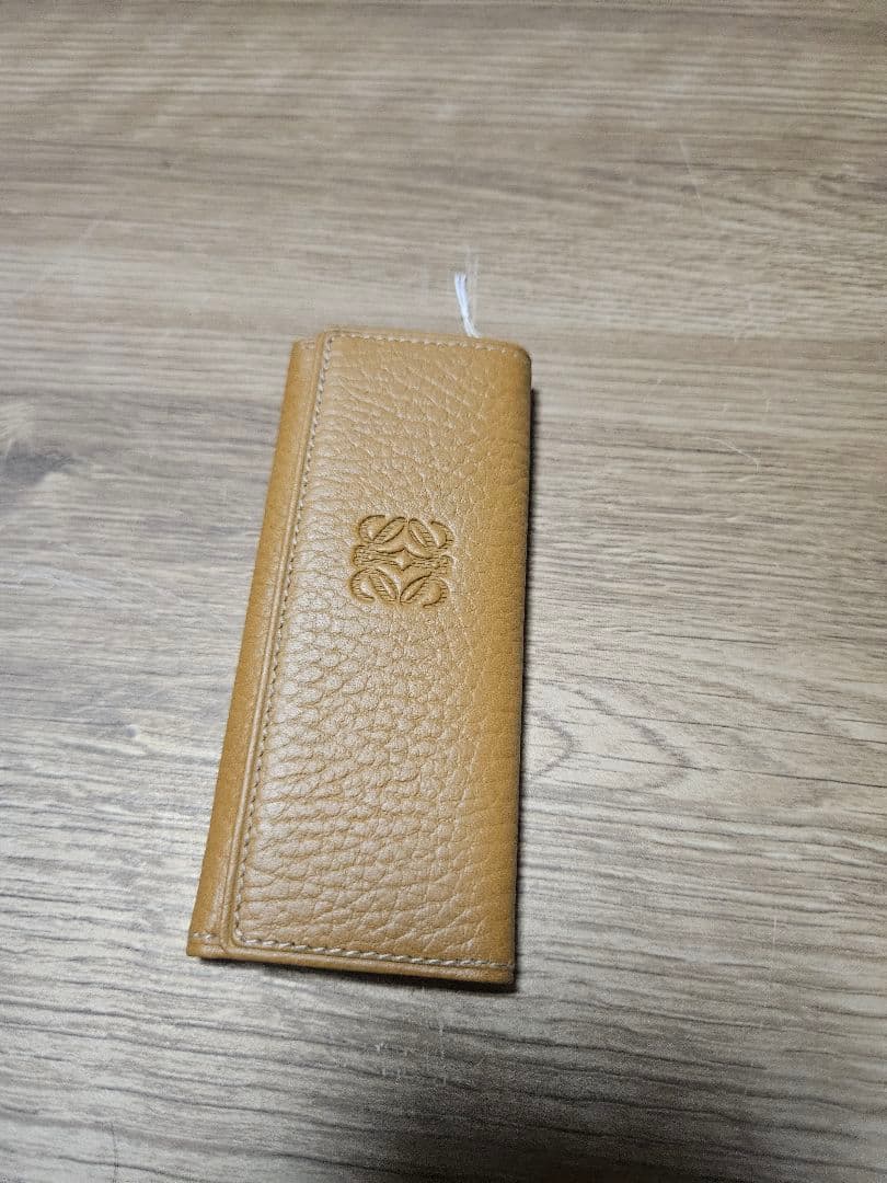 ビ*ビ様 レザーキーケース ベージュ コンパクトタイプ