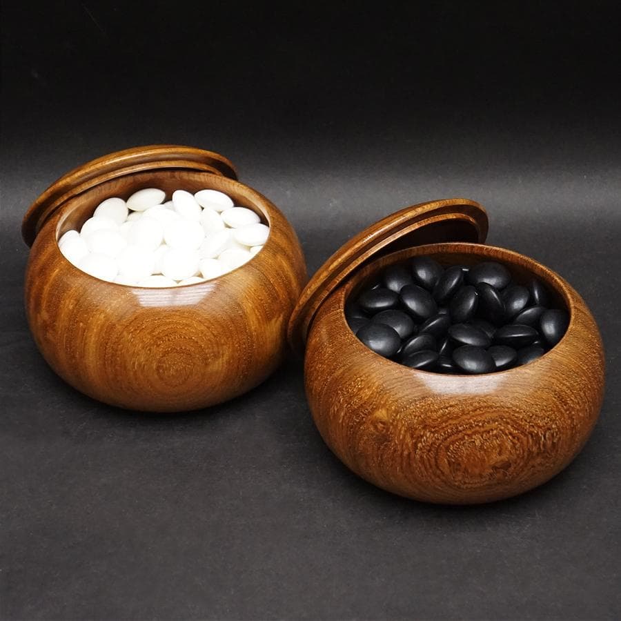 碁石 蛤 36号 那智黒 高級 囲碁 白石 黒石 碁笥付き