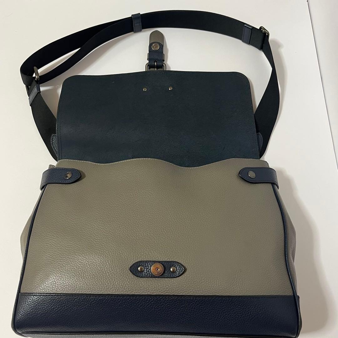 美品✨コーチ　ハドソン　2way メッセンジャーバッグ　ショルダー　レザー