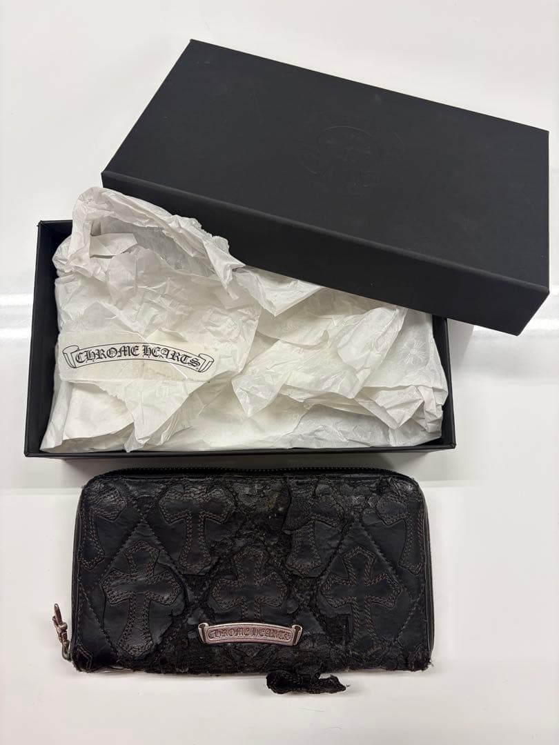CHROME HEARTS クロムハーツ セメタリークロス 長財布