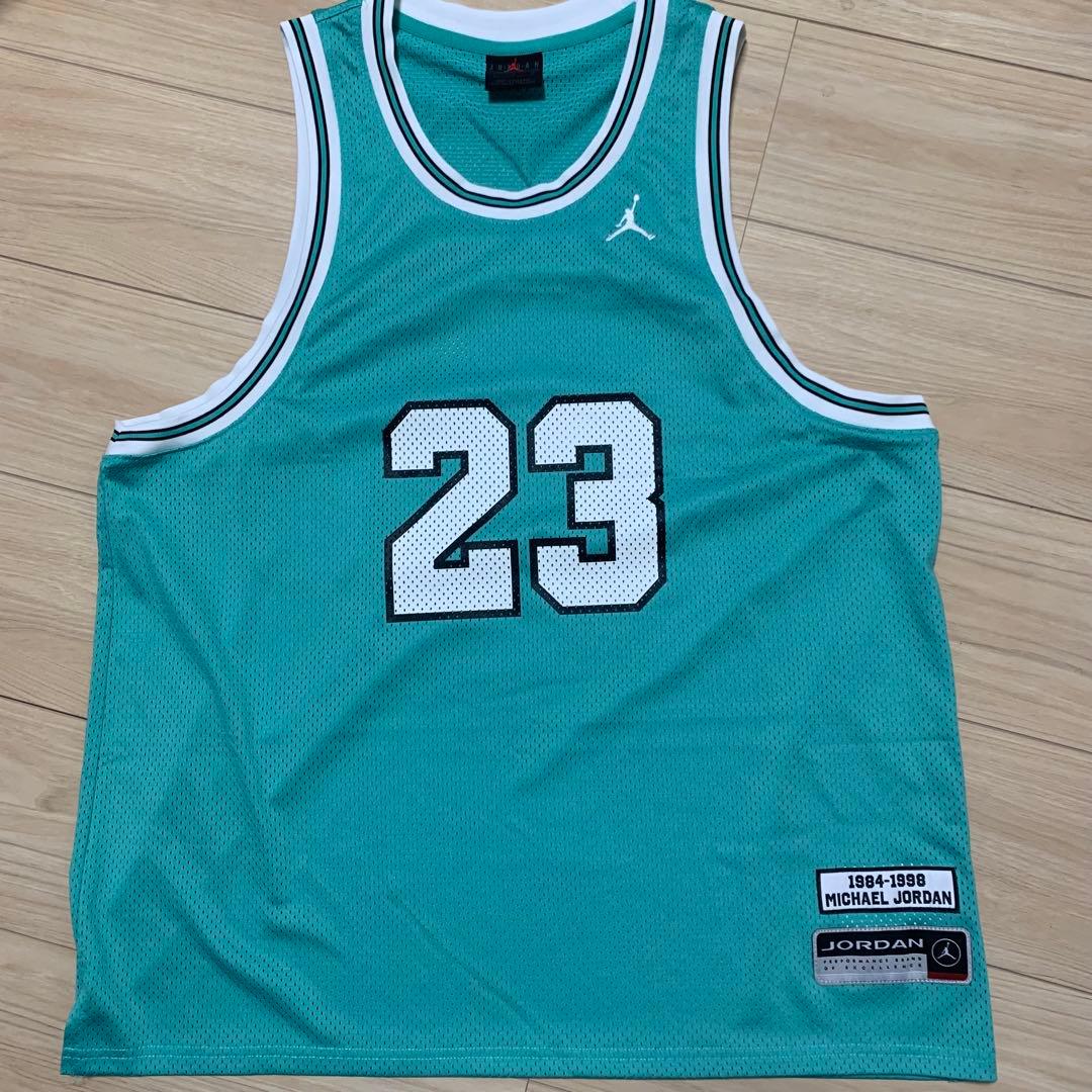 【極美品】NIKE JORDAN タンクトップ Lサイズ ティファニーブルー