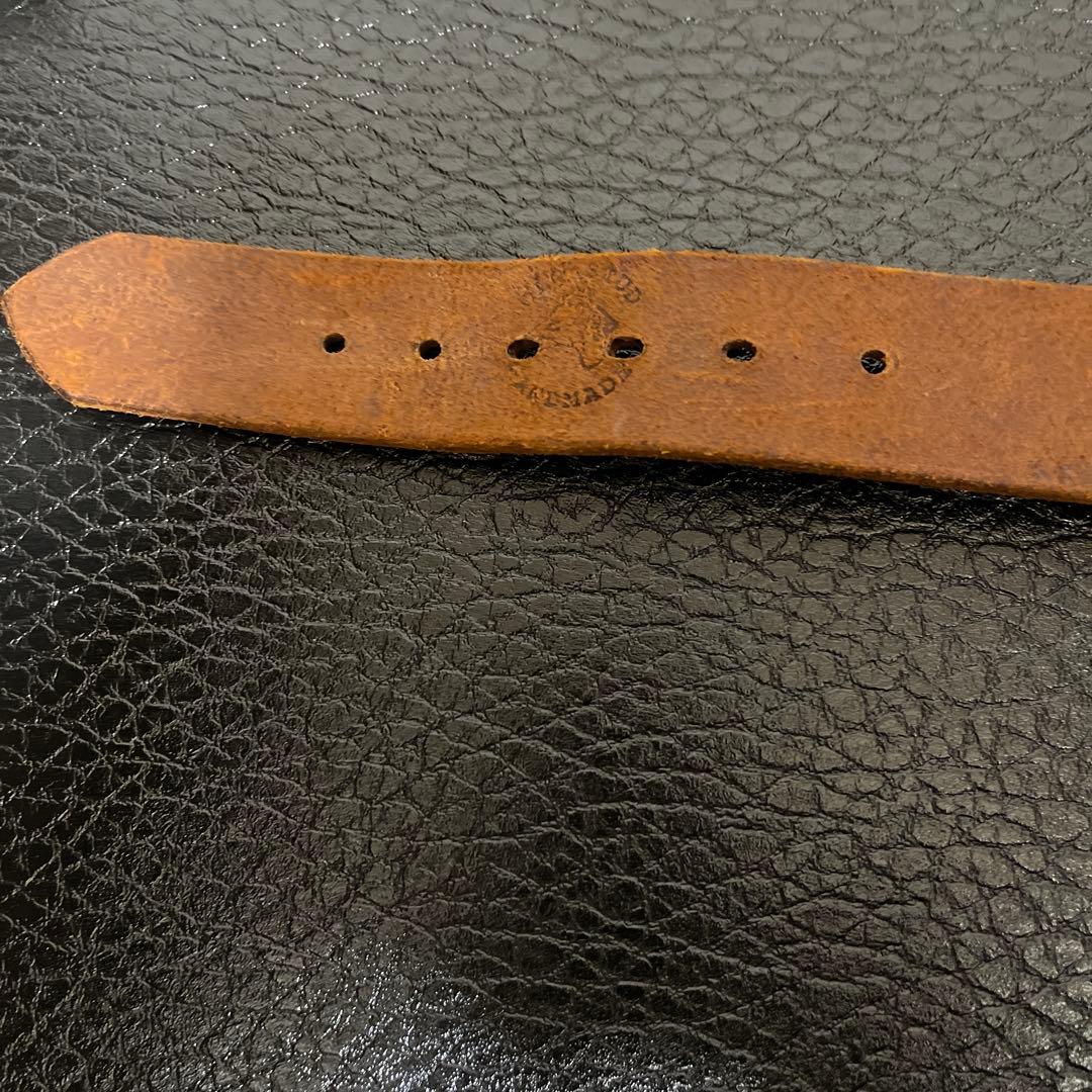 OLD STUD スタッズベルト　ブラウン