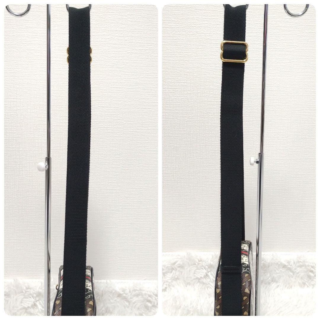 【美品】バーバリー ショルダーバッグ PVC 総柄 TBモノグラム ユニセックス