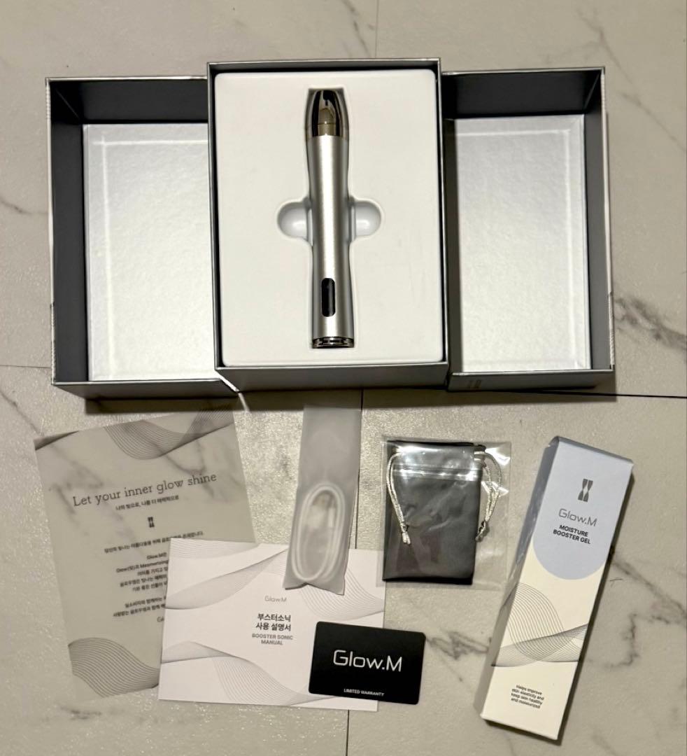 【3/2まで 限定値下げ中】Glow.M ブースターソニック美顔器