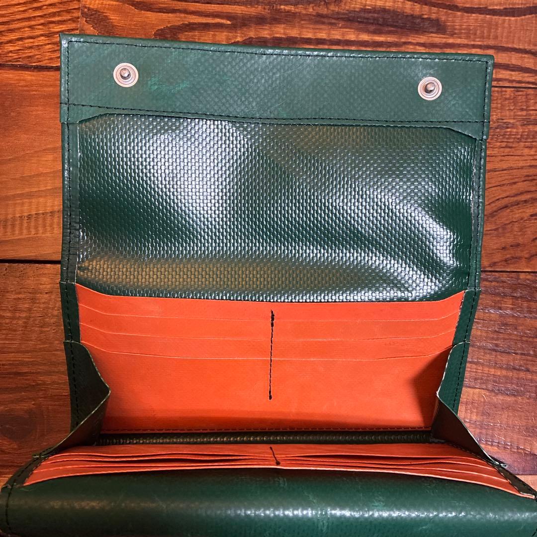 FREITAG 長財布 グリーン オレンジ 新品 フライタグ