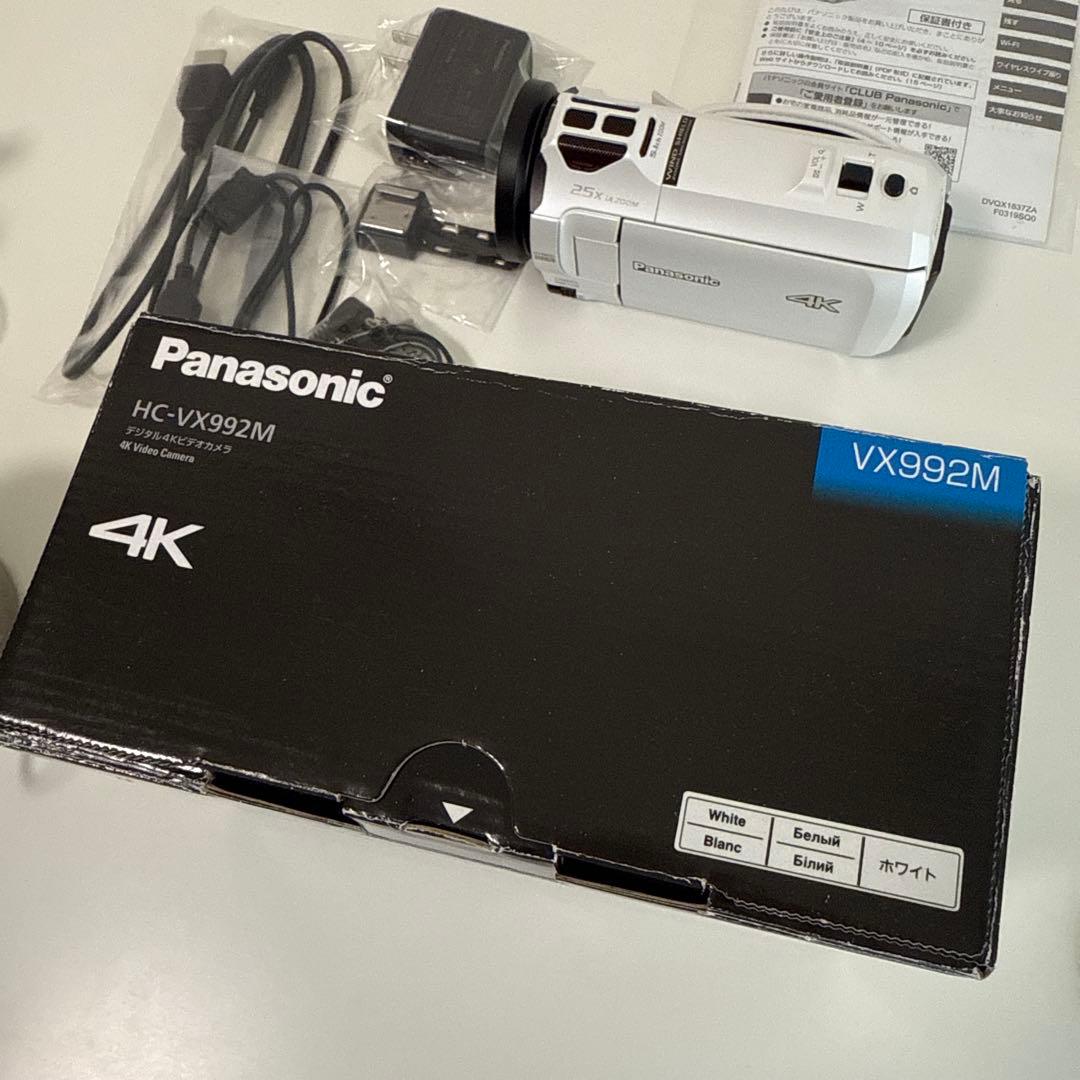 Panasonic HC-VX980M 4Kビデオカメラ