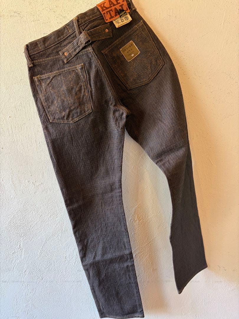 パンツ KAPITAL KAP-71 BROWN AND BLUE JEANS