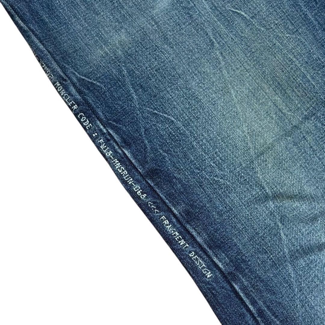 美品 モンクレール 藤原ヒロシ ジーニアス デニムパンツ 48