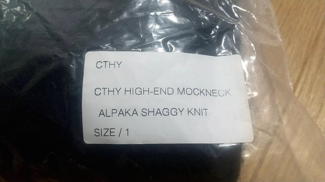 トップス CTHY HIGHEND MOCKNECK ALPAKA SHAGGY KNIT