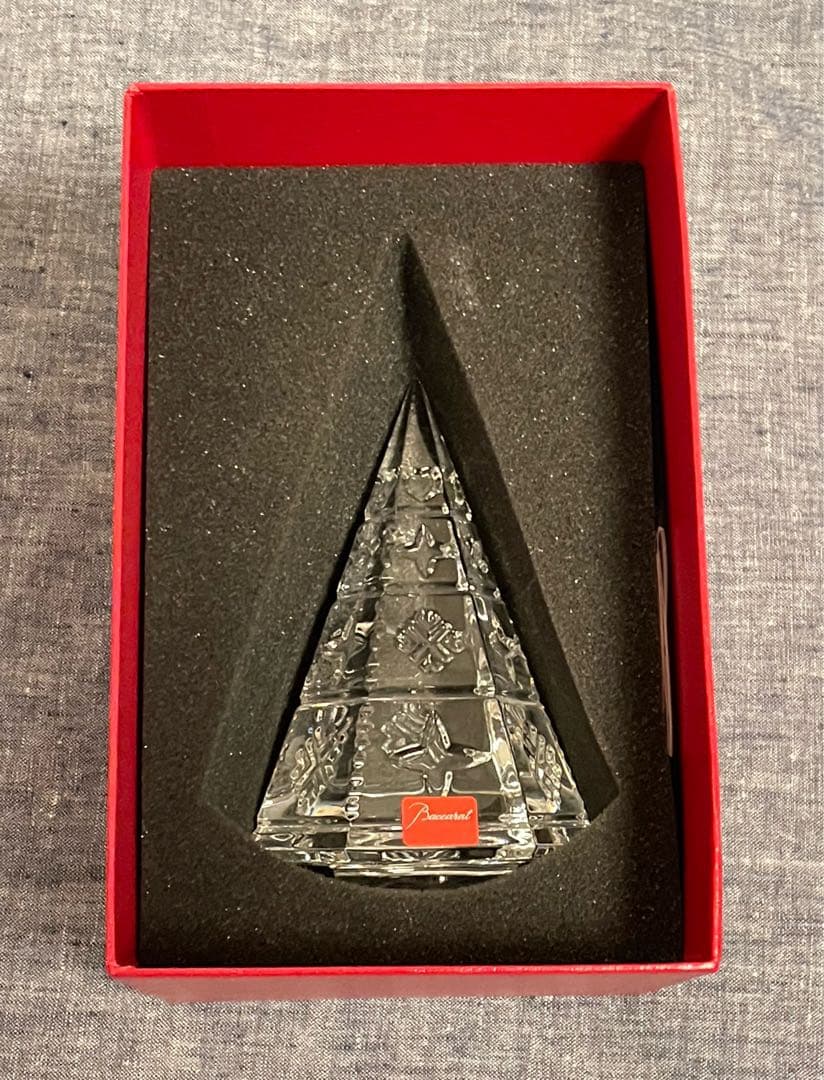 Baccarat バカラ　クリスマスツリー　クリア