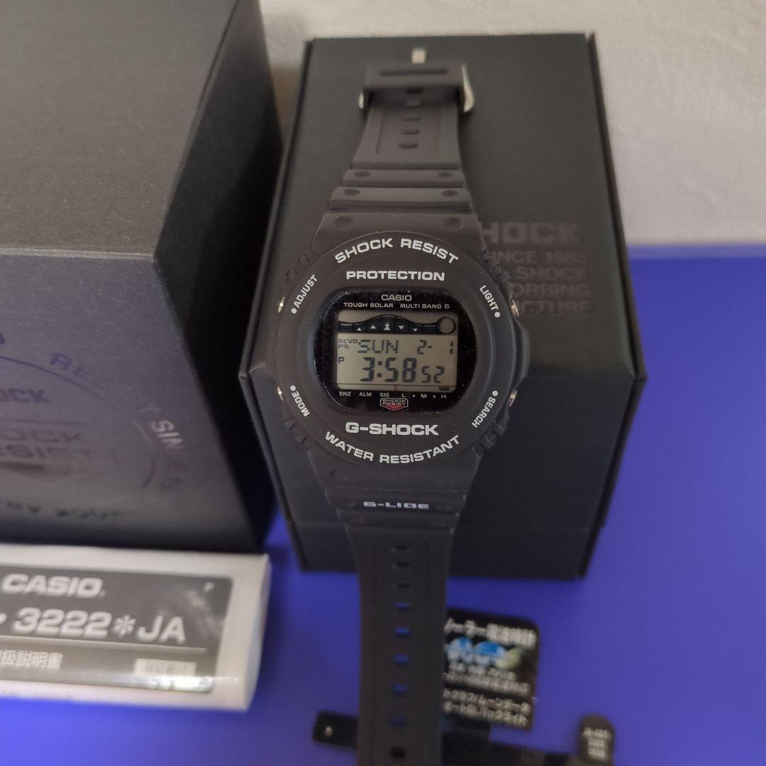 最終値下げ！◆CASIOカシオ◆GWX-5700CS-1JF黒◆ソーラー電波時計