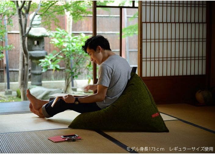 【ほぼ未使用】テトラグランデ ビーズクッション KOKE ビッグ 大東寝具