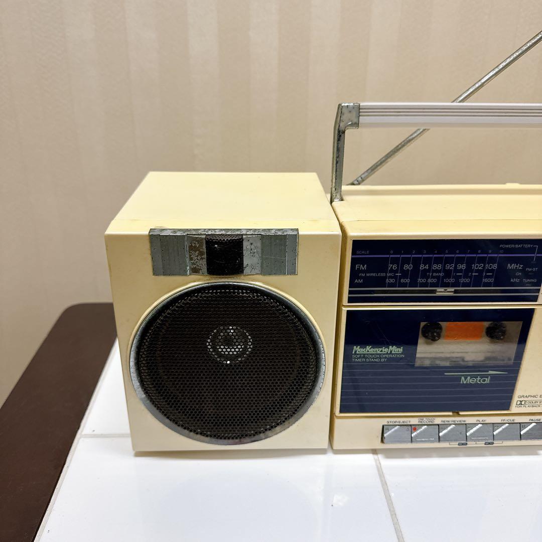 TOSHIBA RT-SX3 分離型ラジカセ 通電 ラジオOK 昭和レトロ