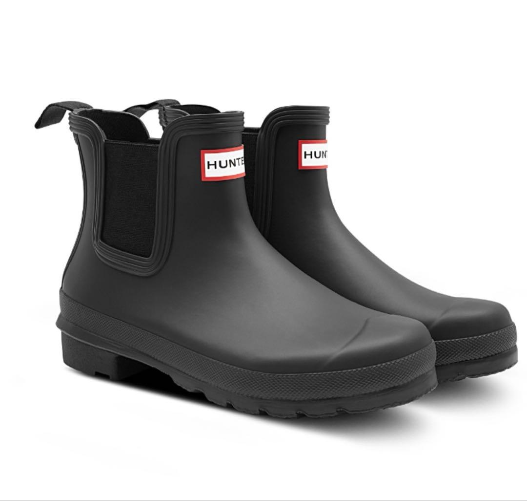 HUNTER ブラック ショートブーツ（箱無）
