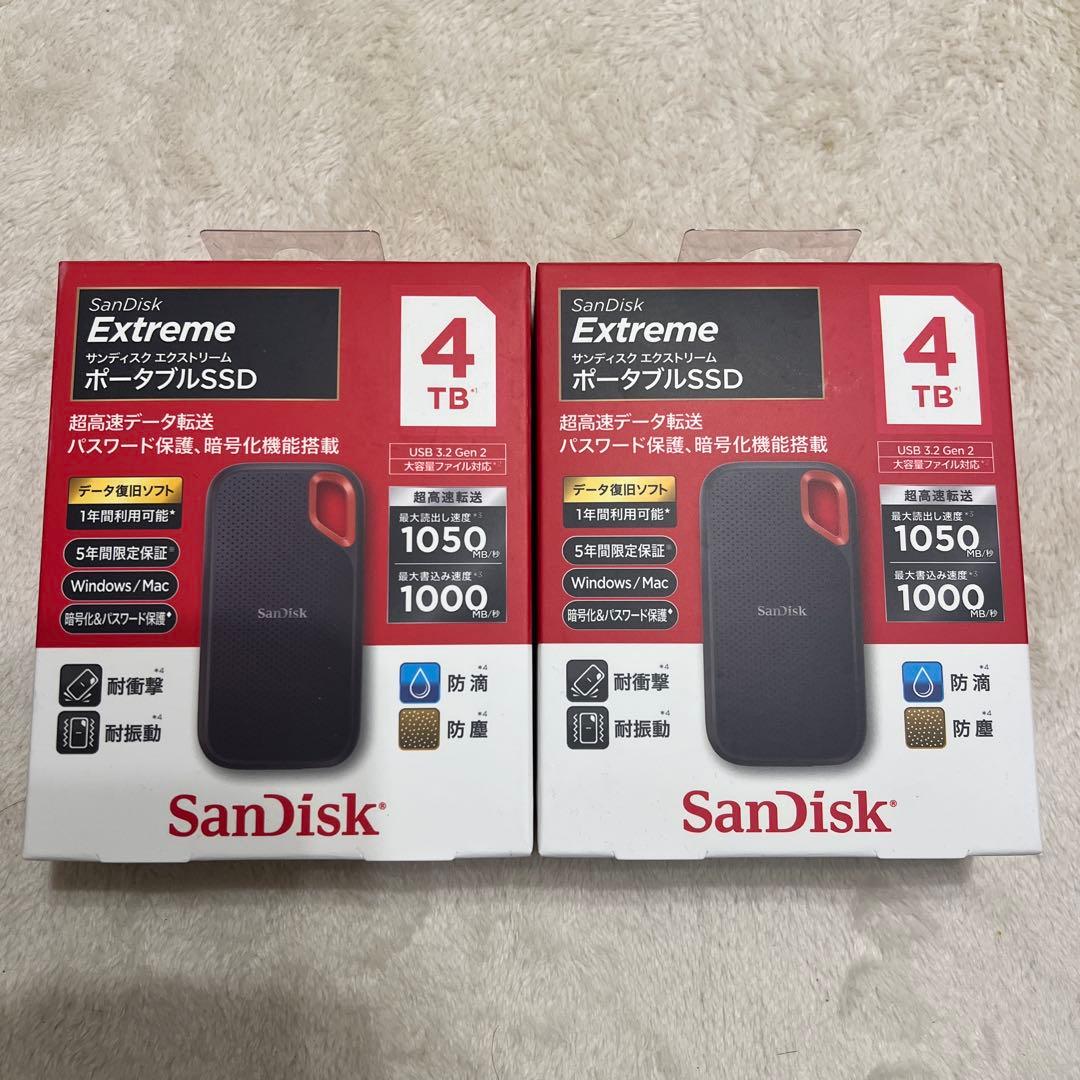 【新品未開封】SanDisk SDSSDE61-4T00-J25 × 2個セット