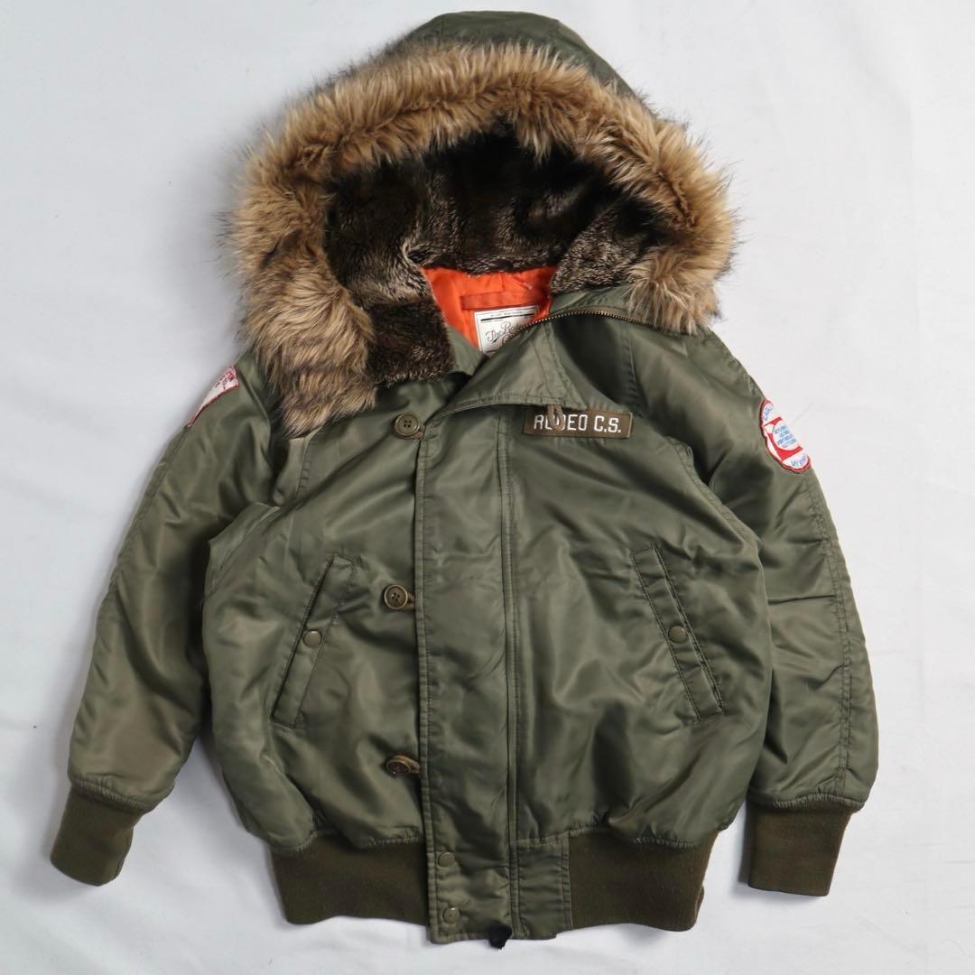 RODEO CROWN N2B N3B フライトジャケット y2k フードファー