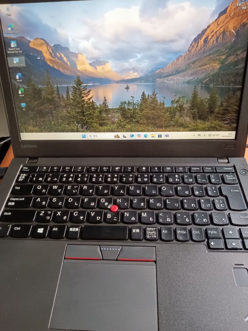 レノボノートパソコンX270、I3第7世代Windows11Office2021