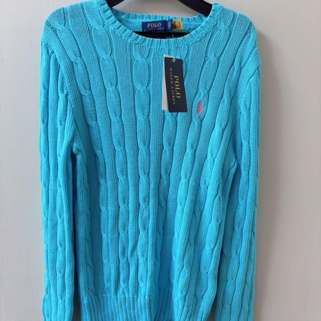 ［未使用］POLO RALPH LAUREN ライトブルー セーター US S