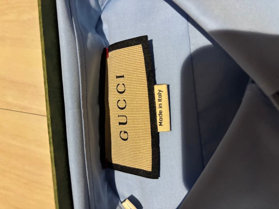 新品未使用品 GUCCI シャツ長袖 定価85,000円