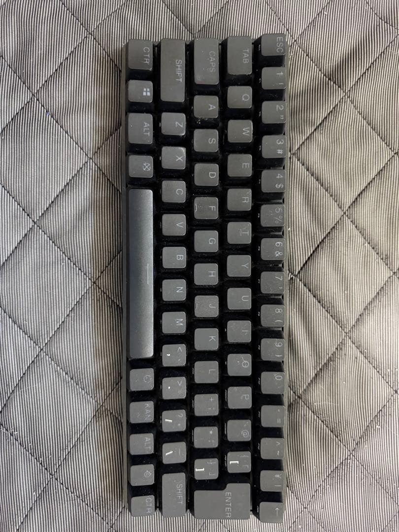 SteelSeries グレー 英語配列キーボード 本体 エペプロmini