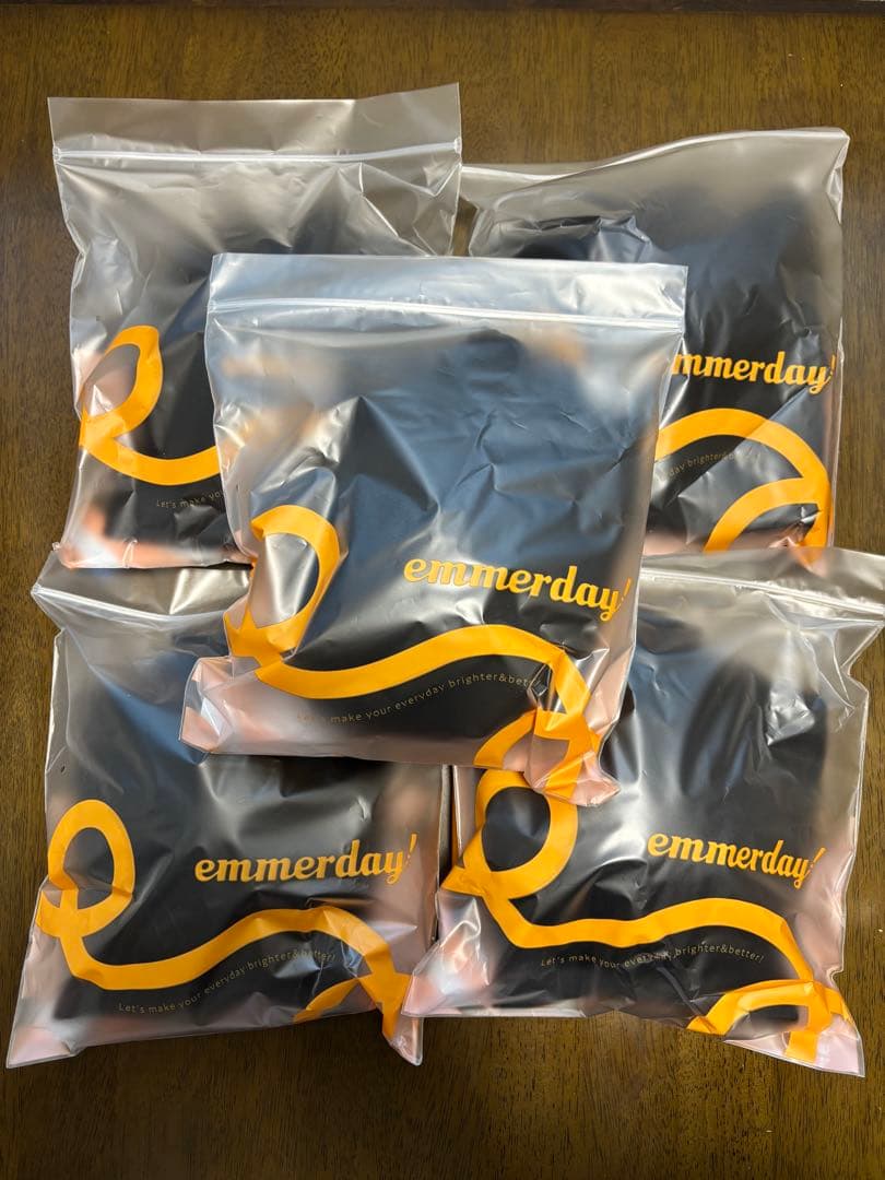 ⚪︎emmerday！ブラジャー　4Lブラック 5点セット