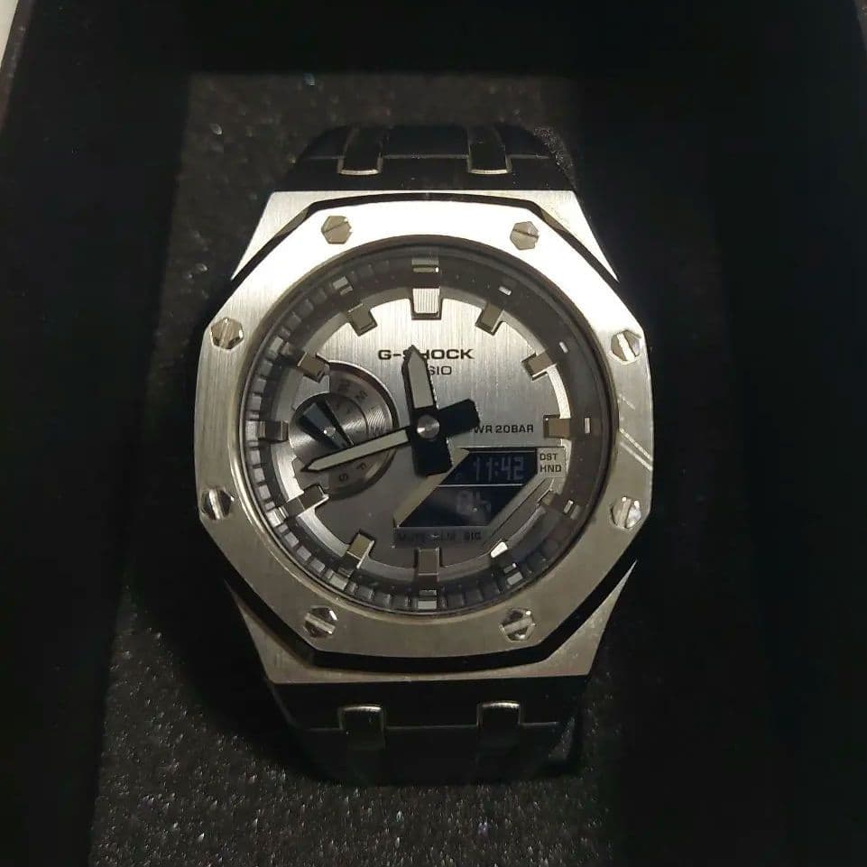 G-SHOCK　GM-2100-1AJF　カシオークカスタム(純正パーツ付き)