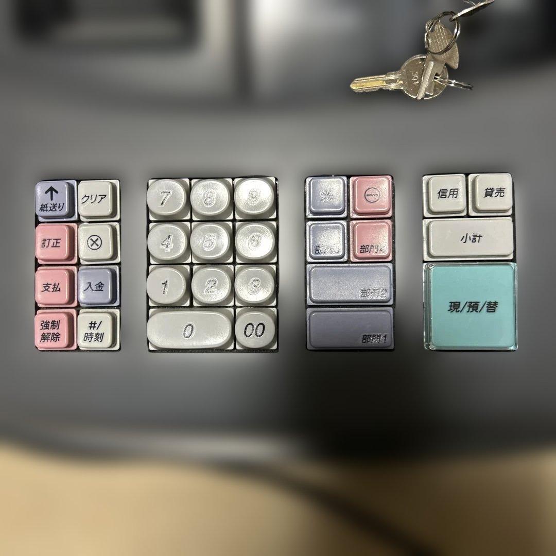 良品SHARP ER-A132 電子レジスター　電子ロール付き