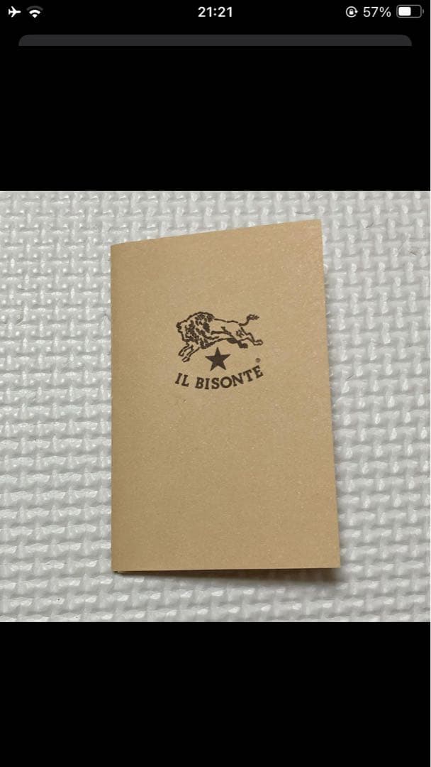 未使用IL BISONTEイルビゾンテ レザーラウンド長財布　チョコ　濃茶