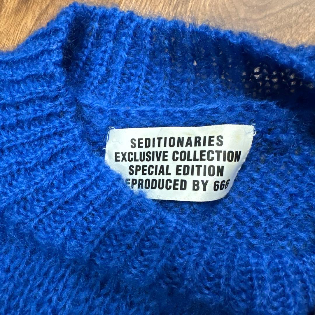 SEDITIONARIES 666 モヘアセーター　ロイヤルブルー