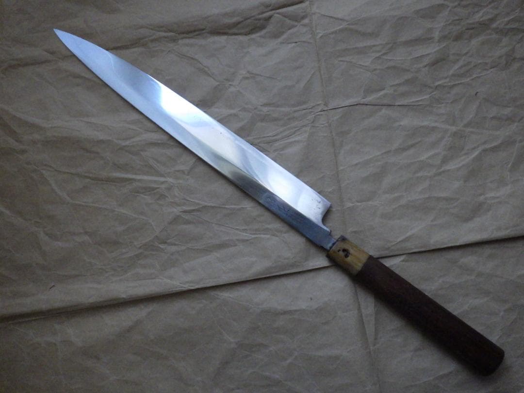 J*a様 正本総本店★柳刃刺身包丁尺寸・水牛混り柄★玉白鋼★