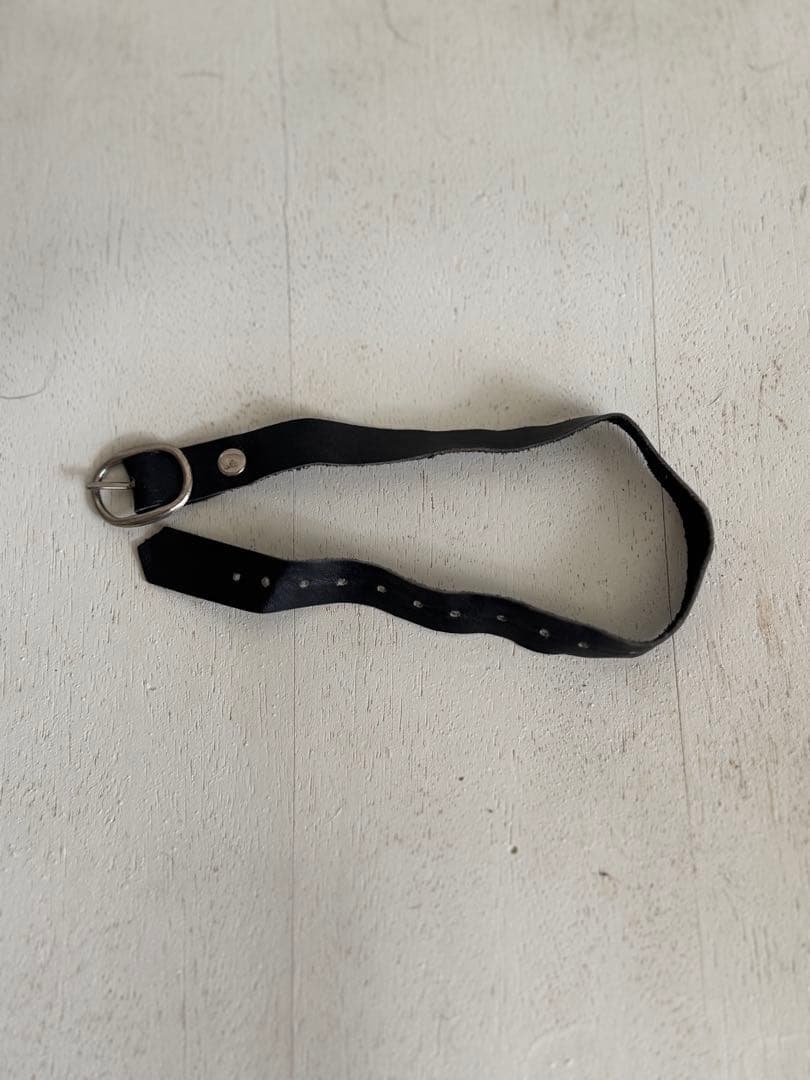 martin margiela 1995 アンクル　リスク　バンド　黒　レザー